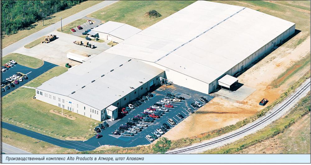 Производственный комплекс Alto Products Corporation в Атморе, штат Алабама